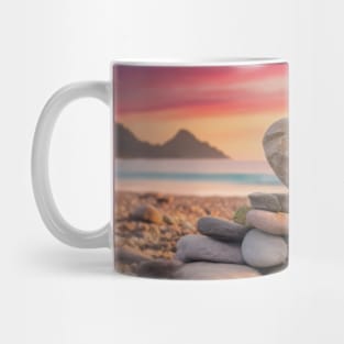 heart shaped stone Mug